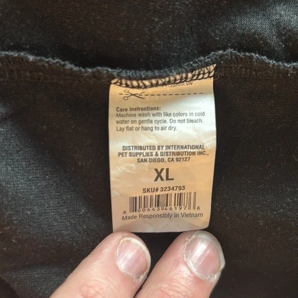 Black Dog Shirt with Rainbow Print - Picture 3 of 5